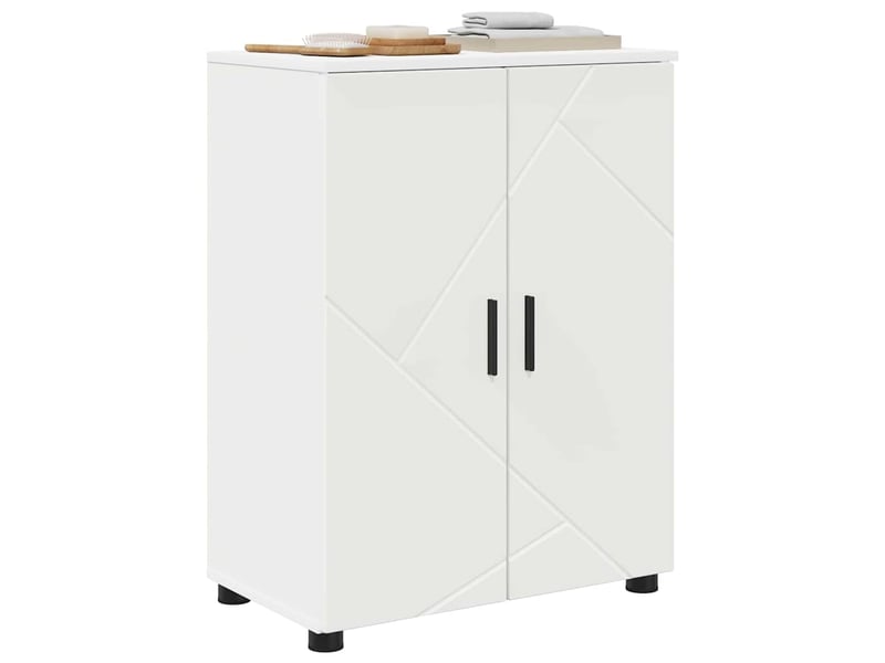  Cabinet de salle de bain, armoire salle de bain blanc 60 x 35 x 80 cm cf65241  - Conforama C