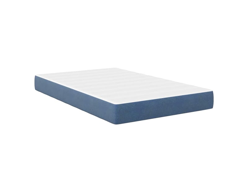  Lit double- lit adulte -  matelas de lit avec matelas bleu 120 x 200 cm tissu  - Conforama A
