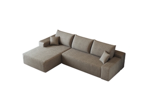 Canapé d'angle modulaire sans montage 270 cm canapé 3 places - méridienne en l assise profonde