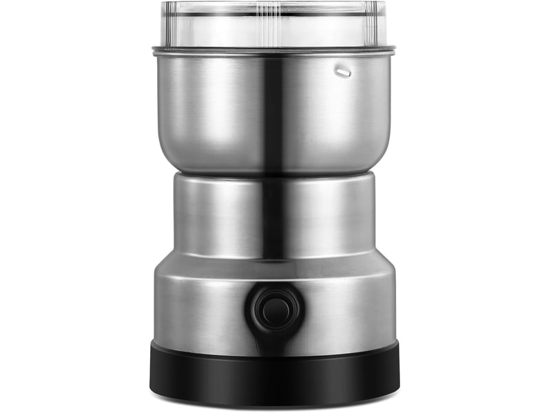  Moulin à grains, multifonctionnel, moulin à grains 150 w, moulin en acier inoxydable, petit récipient en poudre de café, broyeur domestique  - Conforama A