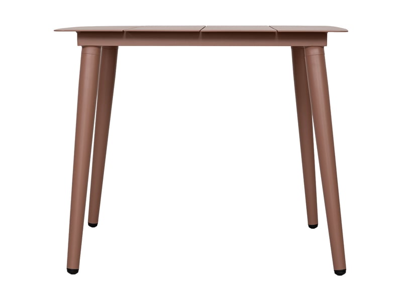  Table en aluminium brun 90x90x75h cm  - Conforama B