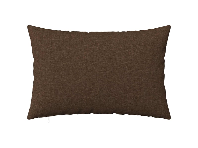 Lot de 6 housses de coussin heerlen marron 50 x 75 cm tissu cf49684  - Conforama A