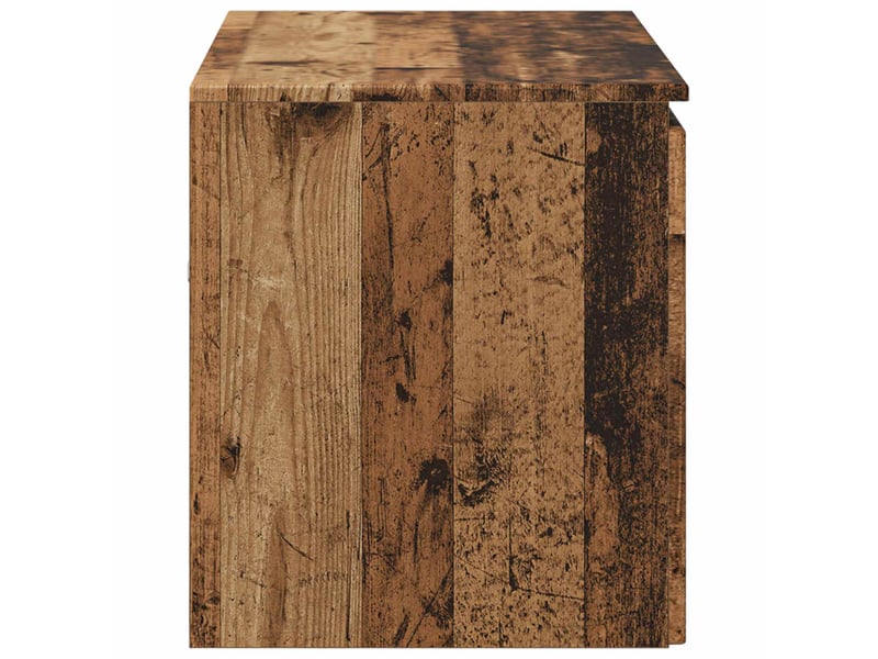  Cabinet salle de bain mural, meuble de rangement bois ancien 62.5x44.5x50 cm  - Conforama D