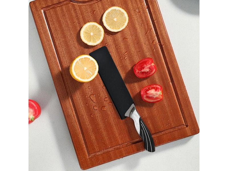  (noir) lot de 3 protège-lames en plastique, étui de protection pour couteau de cuisine GTR02100 - Conforama E