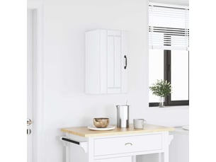 Meuble de rangement, armoire murale de cuisine lucca blanc bois d'ingénierie shl4942