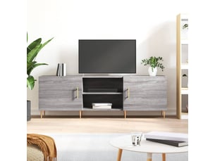 Meuble tv coloris gris 150 cm <strong></strong>  <strong></strong>