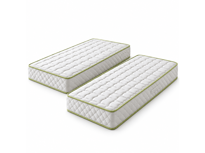 Lot de 2 matelas 90x200 x 23 cm - trs ferme - aertech 40 kg-m3 hr dernire gnration - trs respirant  - Conforama A