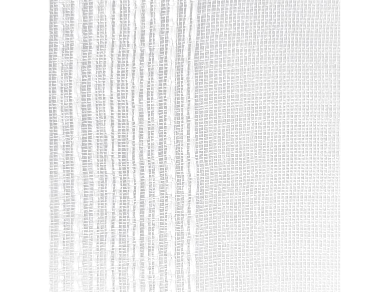 Paire de voilages étamine fines rayures, vitrage finition passe-tringle, 70x200cm prêts à poser, blanc, dylrev 39155 - Conforama C