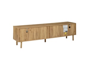 Meuble tv coloris naturel 180 cm <strong></strong>  <strong></strong>