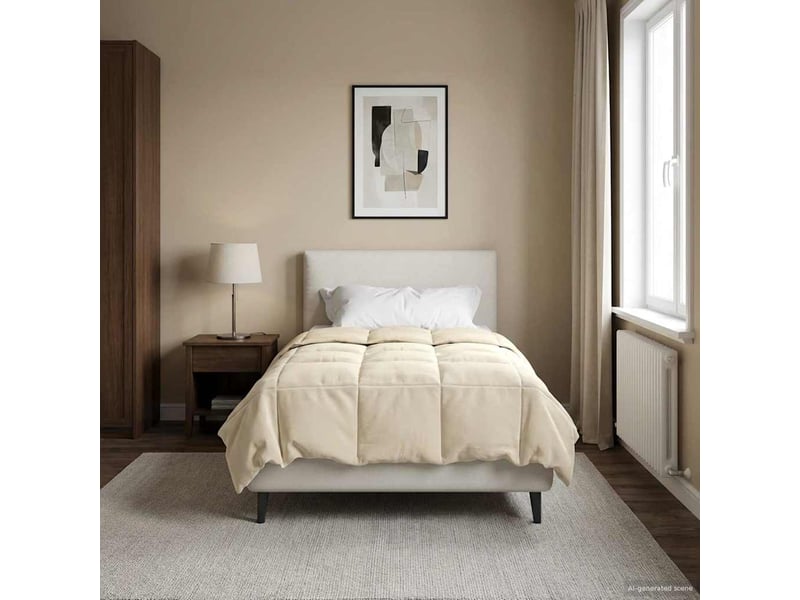 Couette - duvet d'été 155 x 200 cm été microfibre (100% polyester) - Conforama D