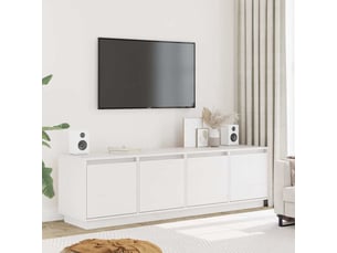 Meuble tv coloris blanc 156 cm <strong></strong>  <strong></strong>