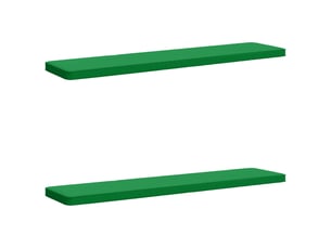 Lot de 2 coussins de banc, coussins d'assise vught 100 % polyester vert cf58206
