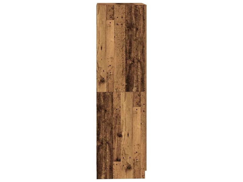  Garde-robe, armoire de rangement vieux bois 80x52x180 cm bois d'ingénierie  - Conforama E