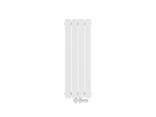 Emke radiateur à eau chaude, radiateur plat seule couche connexion centrale, blanc 90x30cm, 297w