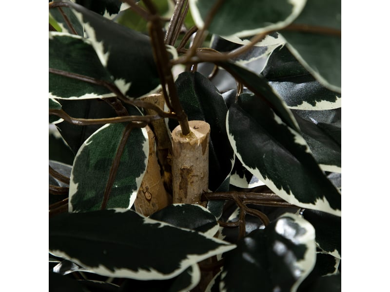  Plante artificielle ficus tronc branches liane lichen feuilles grand réalisme pot hauteur inclus 1,3 m  - Conforama W