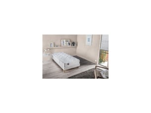 Ensemble matelas et sommier 90x190 cm Ressorts CONFORT DESIGN 3760197550593EALDEUXF02TI soutien Ferme épaisseur 20 cm