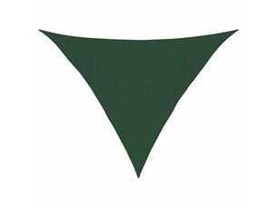 Voile d'ombrage - voile d'ombre - voile parasol 160 gm² vert foncé 4x4x5,8 m pehd