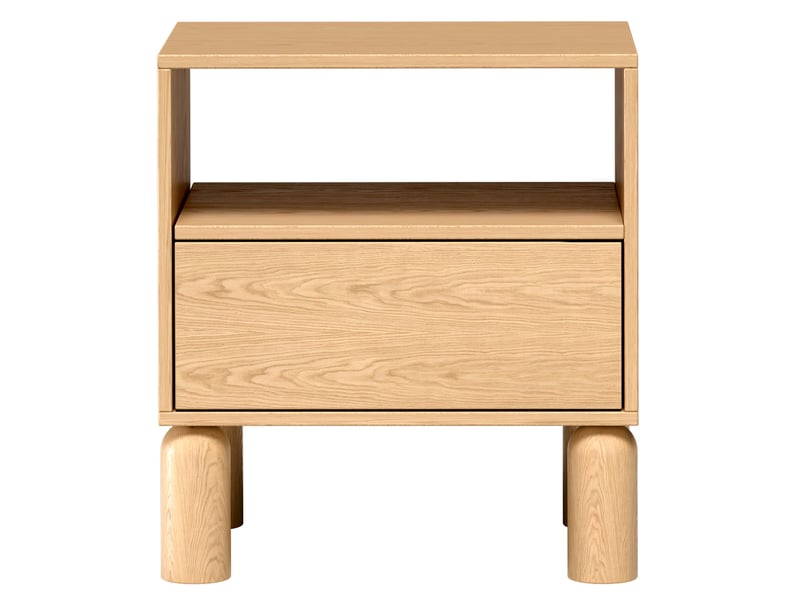 Selsey sanden - table de chevet - 54 cm - chêne bookmatch Sanden - Conforama E