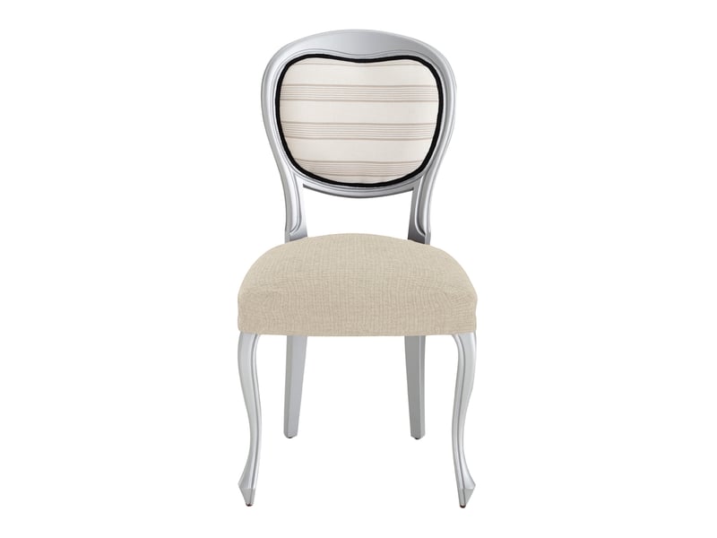 Lot de 2 housses de chaise dorian, dont 1 sans dossier  - Conforama A
