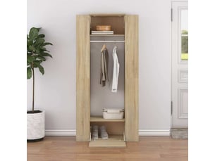 Armoire     <strong></strong> <strong></strong> coloris beige largeur 97.5 cm
