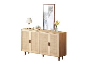 Buffet 4 porte(s)  0 tiroir(s) LPOSPI  - 158 cm coloris naturel 