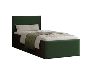 Lit coffre 90x200 cm IDOHOME SASHI coloris vert