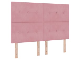 Tete de lit A poser largeur 160 cm   rose