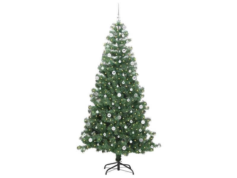  Sapin de noël, arbre de noël vert 240 cm pvc cf61581  - Conforama C