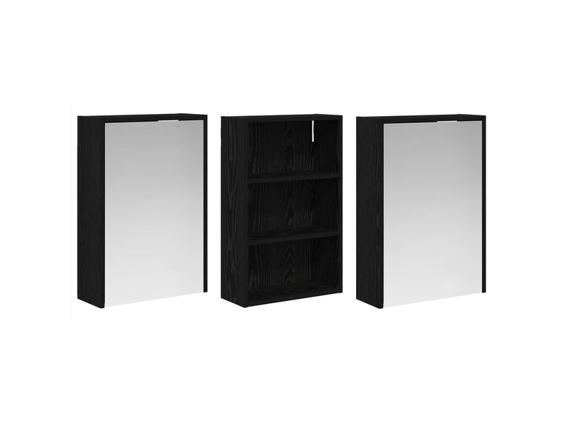  Ensemble de meubles de salle de bain 3 pcs 126x16x62.5 cm shl2652  - Conforama E