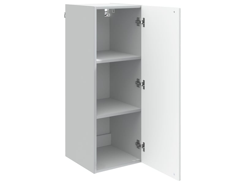  Armoire murale salon, meuble de rangement blanc 33x34,5x90 cm bois d'ingénierie shl9480  - Conforama C