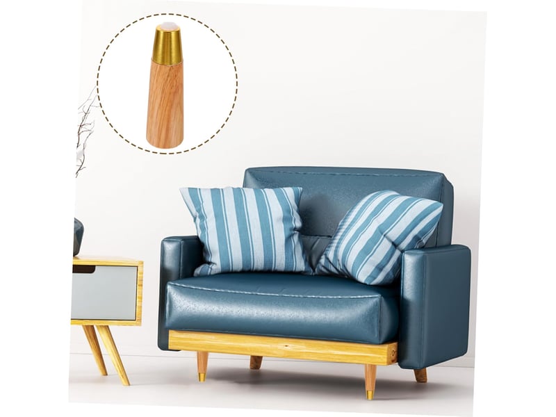  Canapé bois de table bois de meubles de remplacement robustes et faciles à installer  - Conforama D