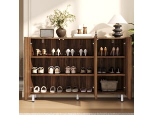 Meuble à chaussures 10 paire(s)  <strong></strong>  <strong></strong> coloris marron