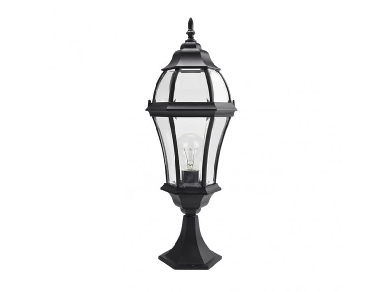  Lanterne de muret extérieur fabrilamp becrux noir, 1 x e27, ip44, 64,5 x 21 x 21 cm 149671009 - Conforama A