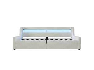 Lit coffre 90x200 cm    coloris blanc
