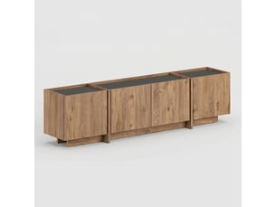 Meuble tv coloris beige 180 cm AHD AMAZING HOME DESIGN  632NRD1106