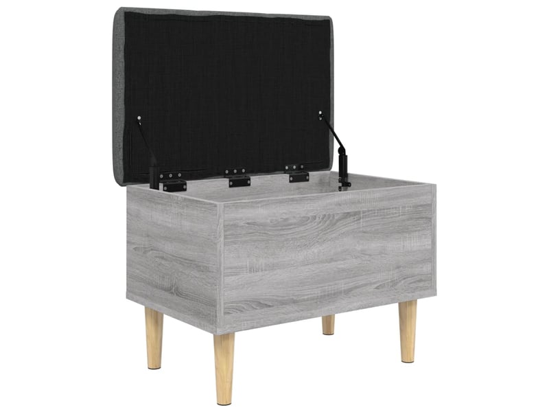  Banc chambre, banc de rangement sonoma gris 62x42x46 cm bois d'ingénierie  - Conforama D