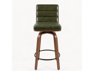 tabouret de bar <strong>REDOM</strong> - vert hauteur d'assise 66 cm vendu Par paire