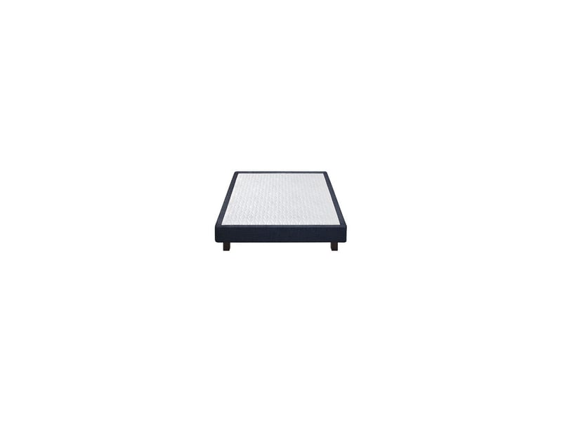  Sommier tapissier 150x200 2 places bleu confort et zone bassin renforcée 7991266 - Conforama A