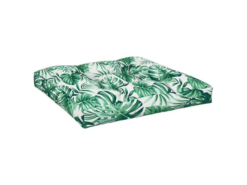  Lot de 2 coussins de palette, coussins de canapé motif de feuilles tissu cf59567  - Conforama E