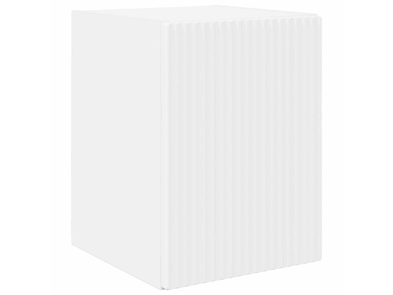  Ensemble meuble tv - banc tv - meuble de rangement 4 pcs blanc bois d'ingénierie  - Conforama E
