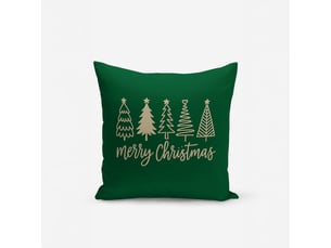 Housse de coussin rectangulaire de noël en polyester gletscher