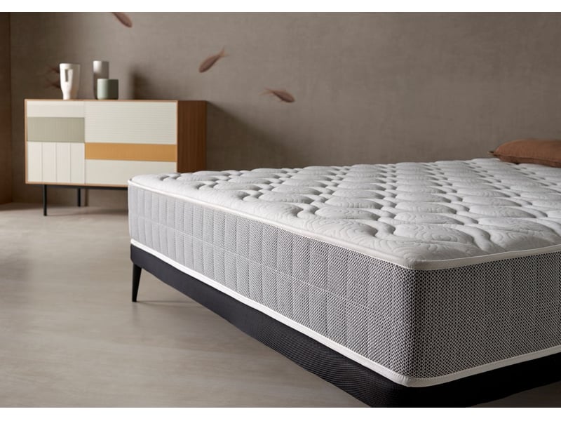Matelas à mémoire de forme au gel luxury cool - mi-ferme, 4 cm de mémoire de forme au gel, cœur zigzag 8435720071054 - Conforama E