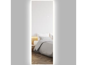 Miroir rectangulaire à poser coloris multicolore    - 40 cm x 3 cm
