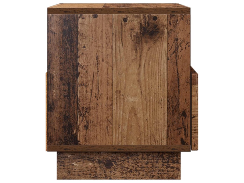  Meuble tv, banc tv 60x34,5x40 cm bois ancien bois d'ingénierie  - Conforama E