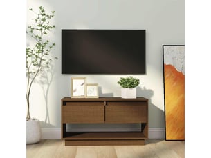 Meuble tv coloris marron 74 cm <strong></strong>  <strong></strong>