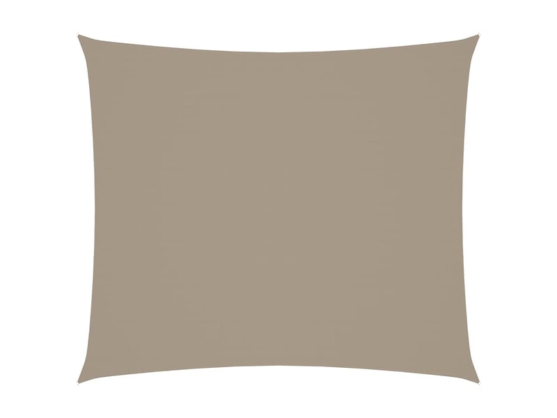 Voile de parasol - voile d'ombrage tissu oxford rectangulaire 2,5x3 m taupe  - Conforama A