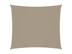 Voile de parasol - voile d'ombrage tissu oxford rectangulaire 2,5x3 m taupe