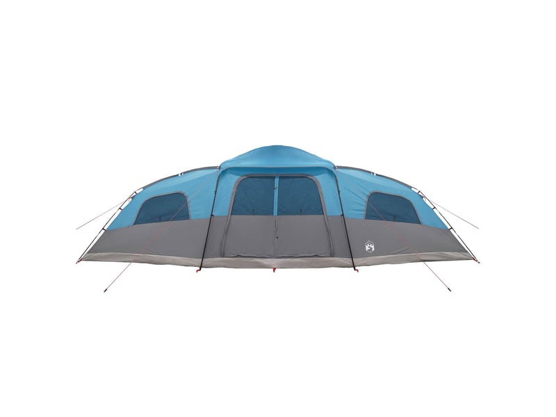  Tente de camping, tente familiale avec auvent imperméable 18 personne bleu  - Conforama E