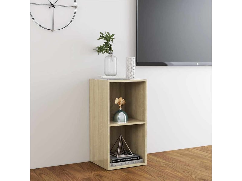  Meuble tv - banc tv - meuble de rangement chêne sonoma 72x35x36,5 cm bois d’ingénierie  - Conforama C