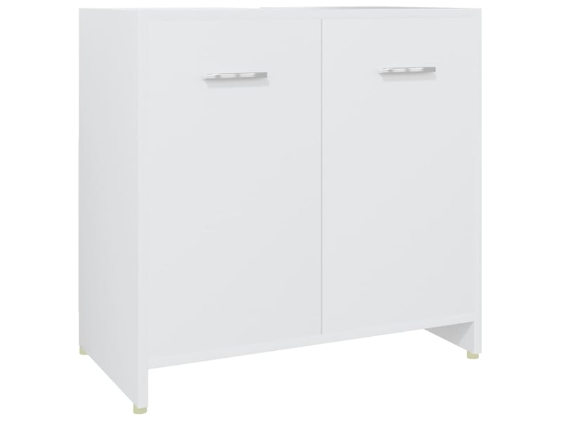  Ensemble de meubles de salle de bain 4 pcs blanc cf63851  - Conforama D